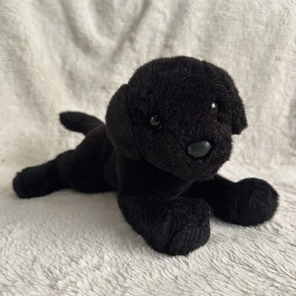 Douglas Cuddle Toys Pink Tag Brewster Black Lab 11” Vintage Dog Plush